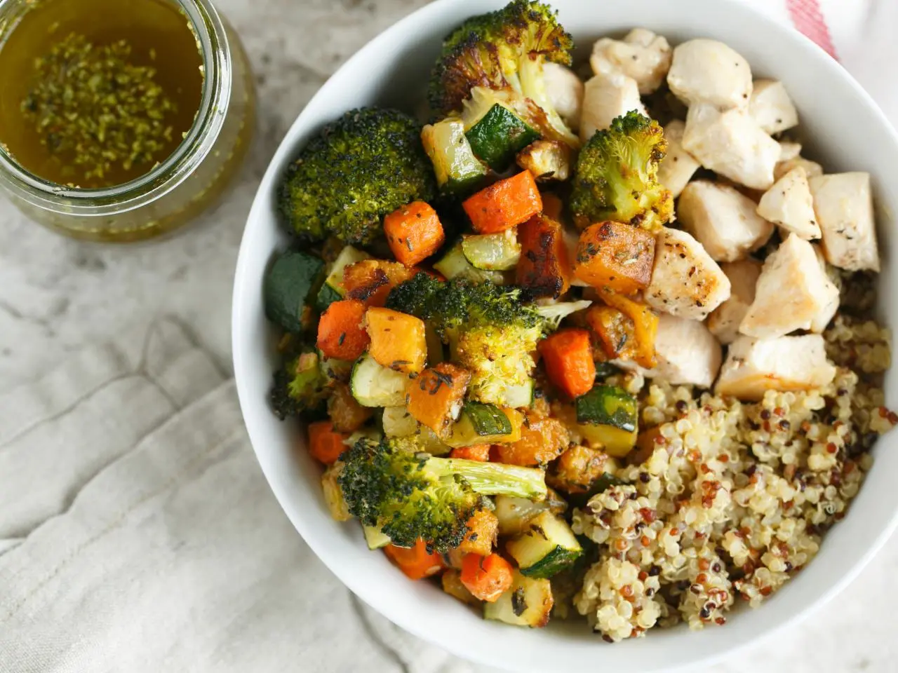 Meal Prep: Chicken Quinoa Bowls