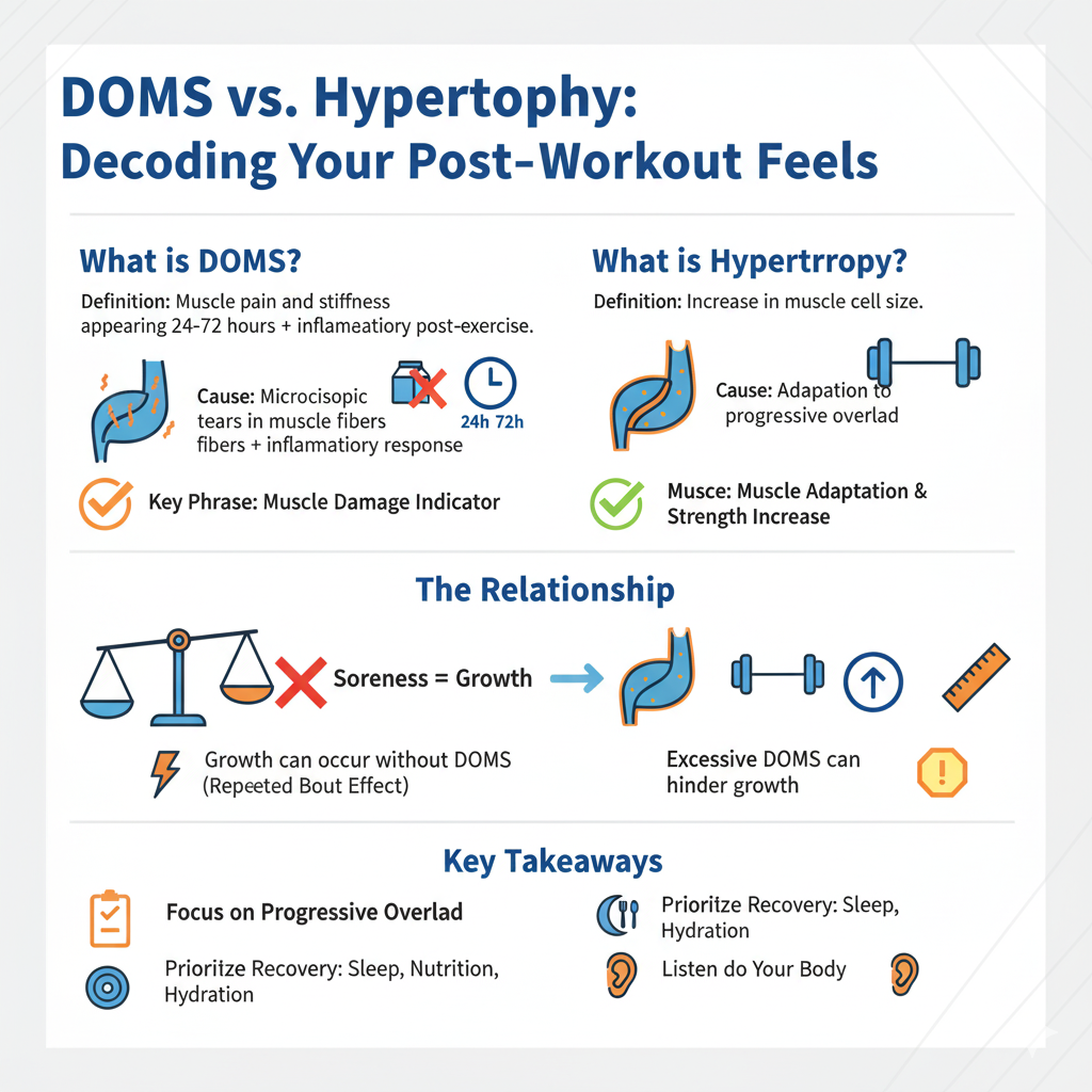 DOMS vs. Hypertrophy Decoding Your Post-Workout Feels