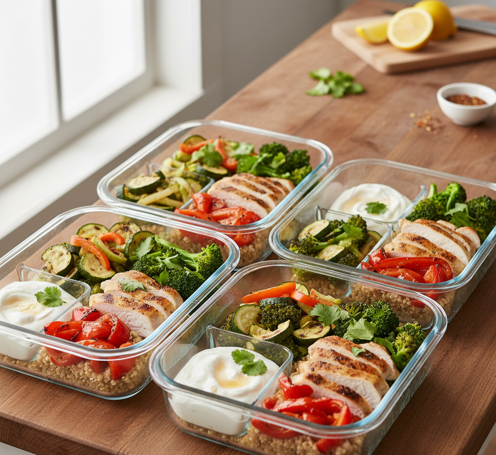 Flavorful Chicken Quinoa Meal Prep Bowls