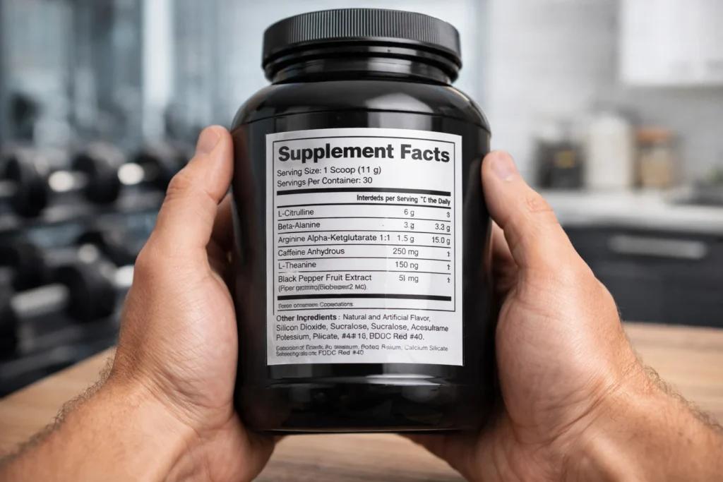 How to Read a Supplement Label – Supplement Facts Panel Explained for Lifters